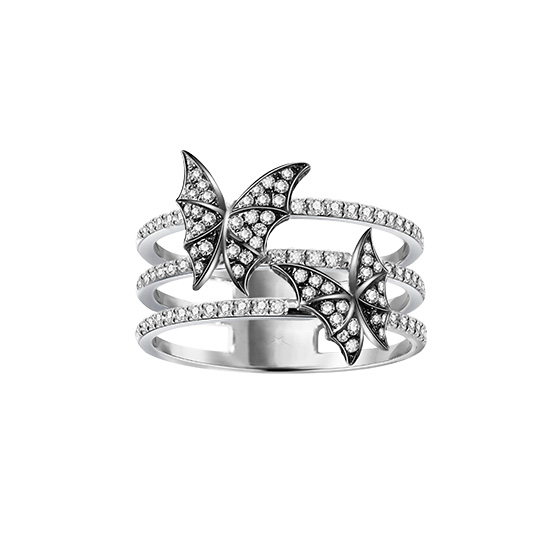 Butterfly garden ．翩翩 天然鑽石造型戒指