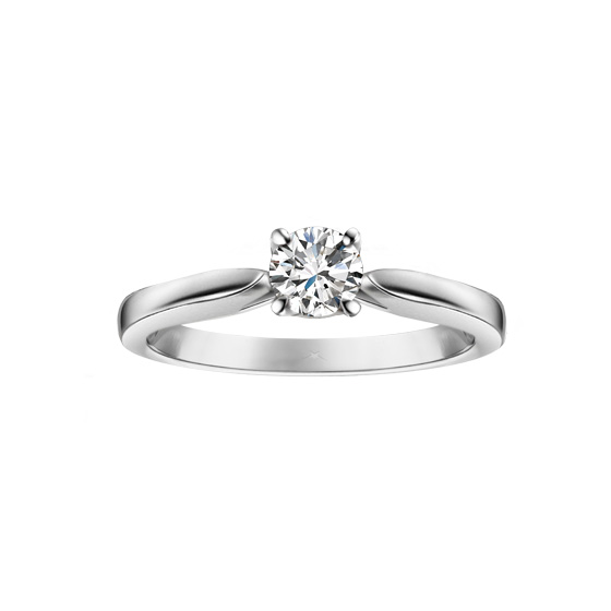 愛情合約 30分天然鑽石求婚戒指