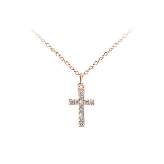 十字架造型純銀項鍊